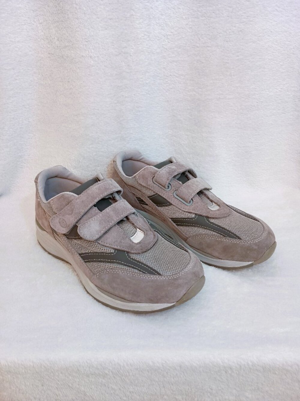SAS Men's JV Mesh Active Sneaker Hook & Loop Gray Sz 11 M Orig $225 MINT Cond